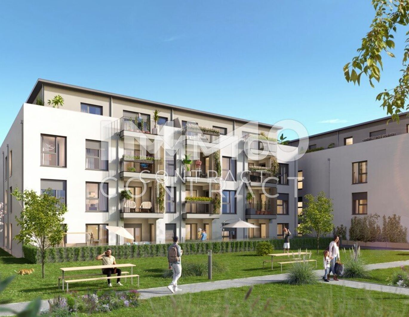 Urbanes Leben im Wohnpark Obergrafendorf