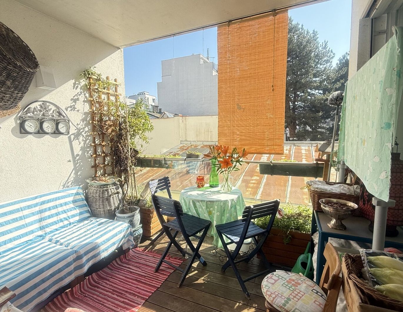 Wohnen mit Urlaubsfeeling Pur mit Weitblick auf die Obere Alte Donau: 4-Zimmer mit gartenseitiger Loggia!