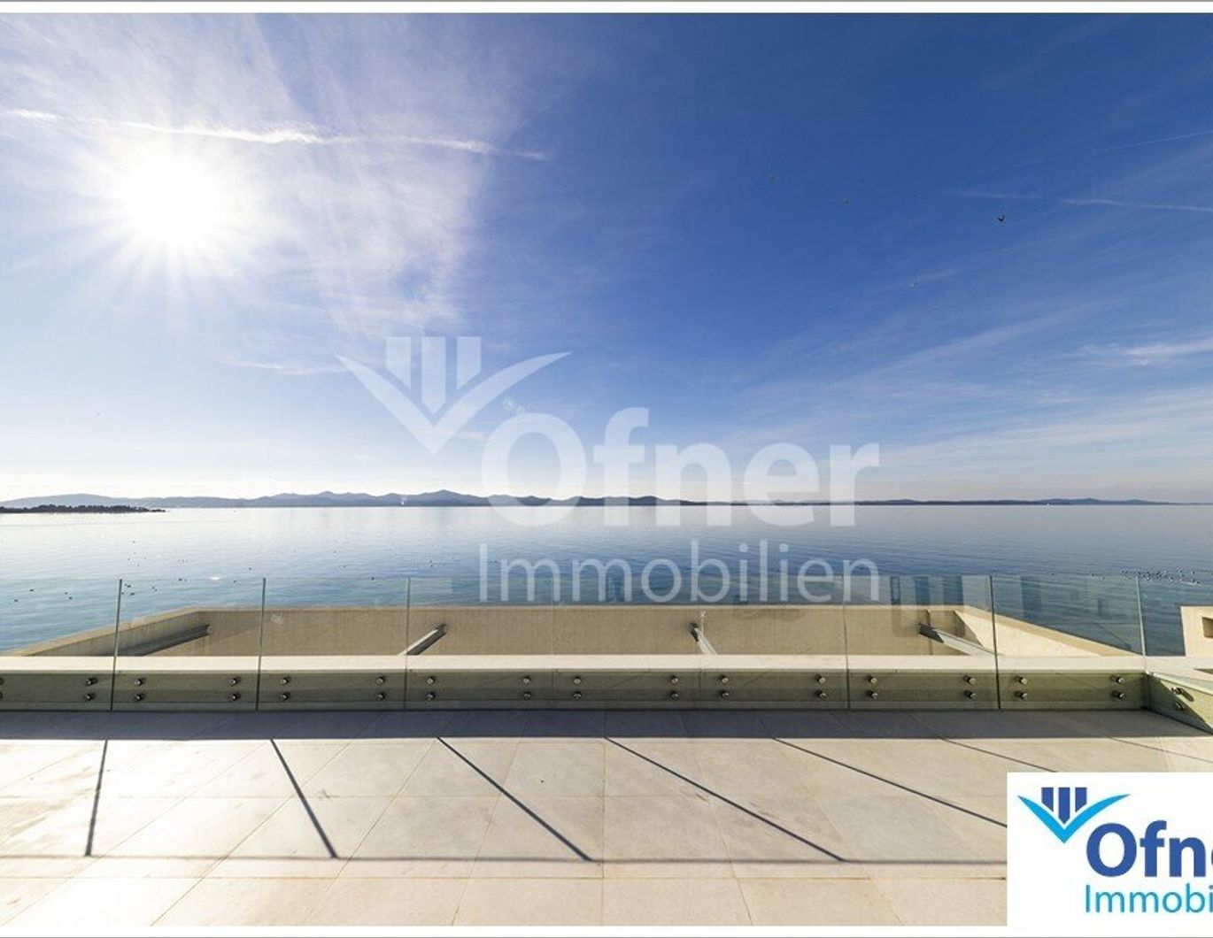 Doppelhaushälfte in 1. Reihe zum Meer, Panoramablick, Neubau - Diklo