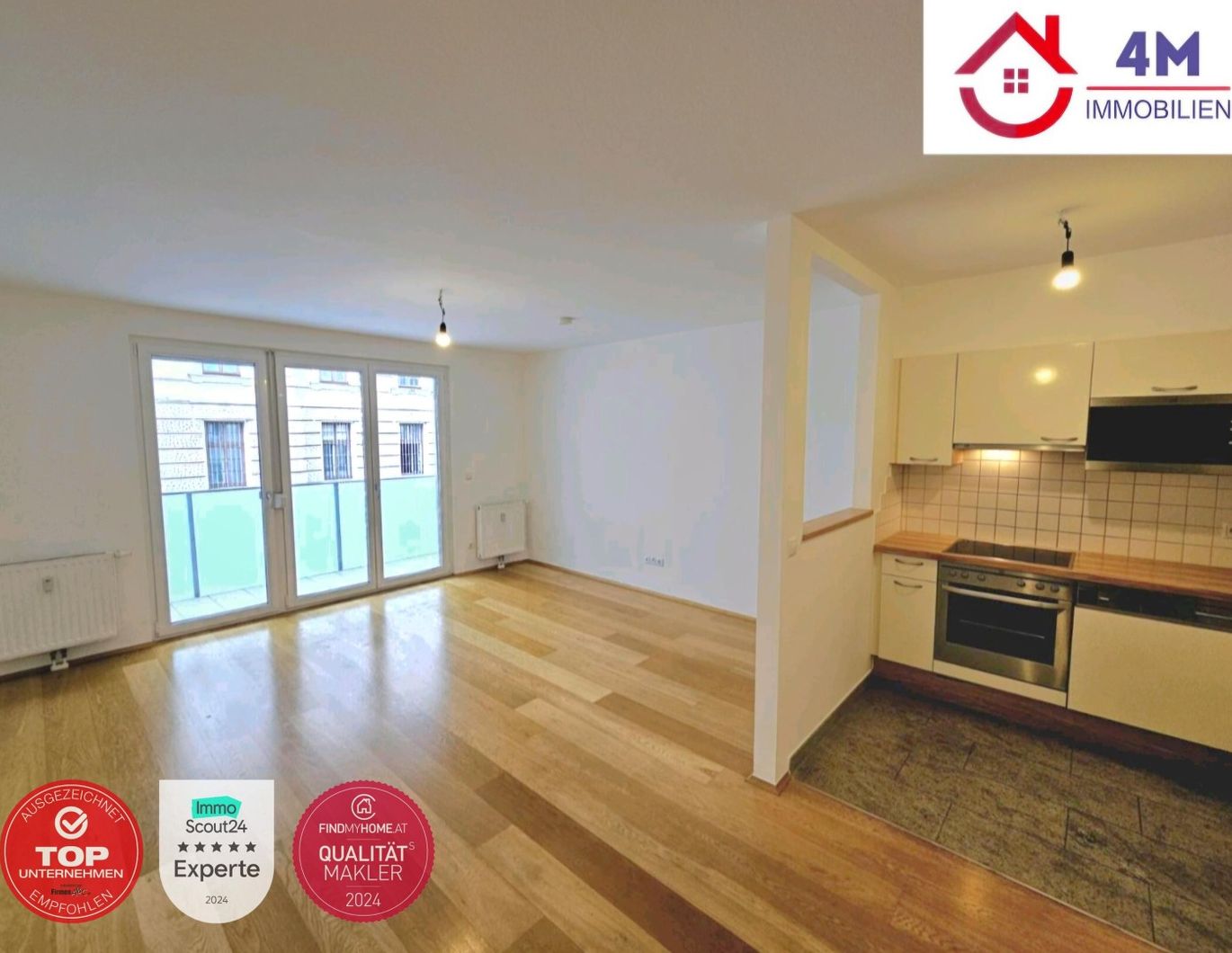 Moderner Wohntraum: Neu sanierte 2-Zimmer-Wohnung mit Loggia - Ruheoase nahe Westbahnhof