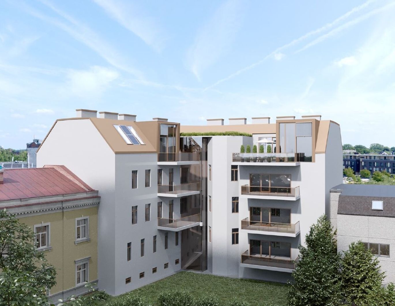 Rohdachboden | U4 Ober St. Veit | Rundumblick