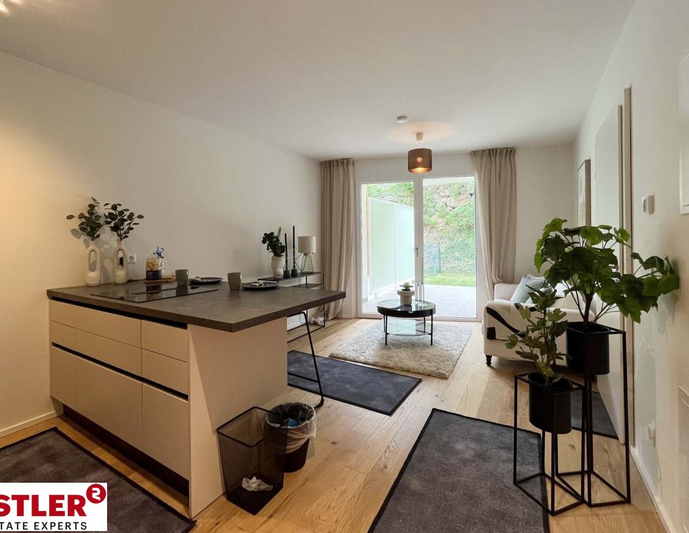 Die erste Wohnung im Grünen