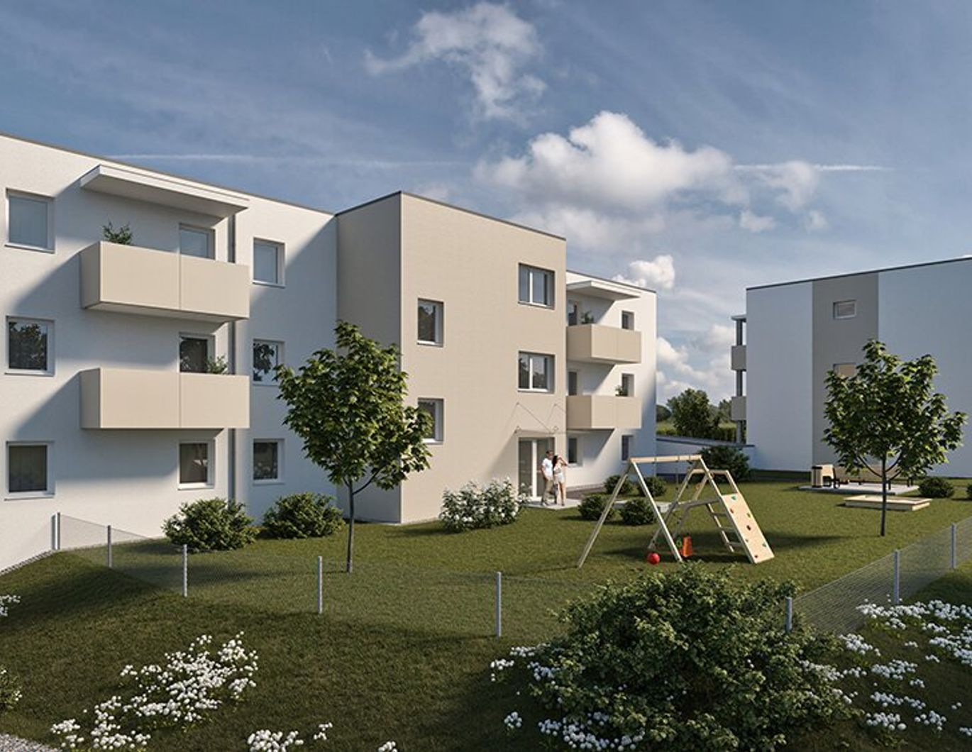 Wohnbaugeförderte ETW mit 2 Balkone in Walding