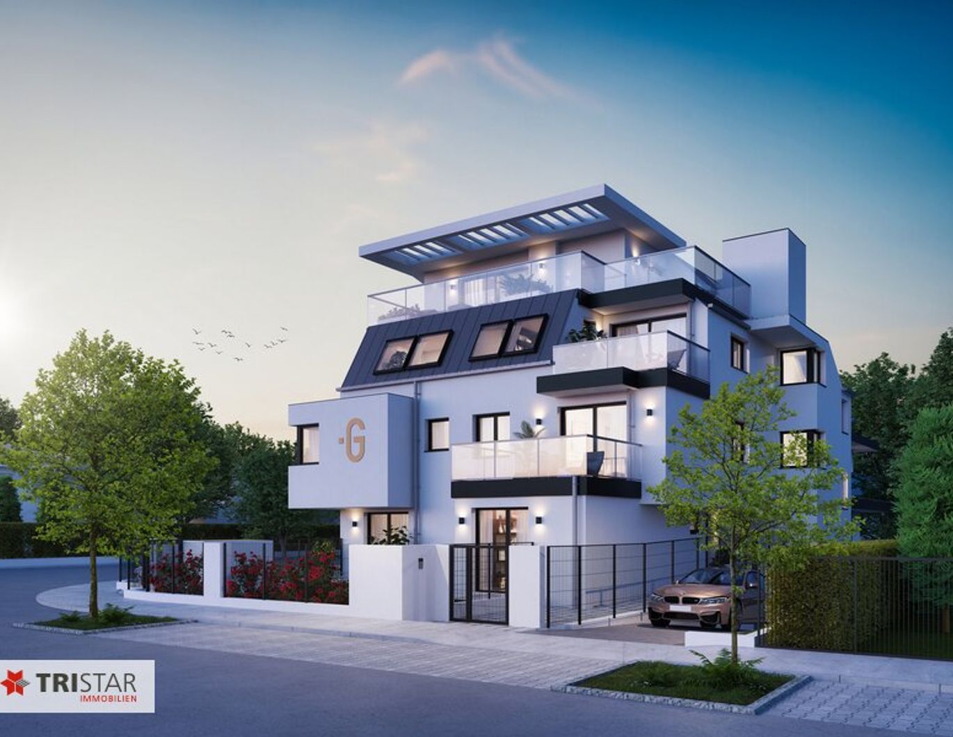 Moderne Dachgeschoßwohnung in 1220 Wien - Erstbezug mit Terrasse und Fußbodenheizung!