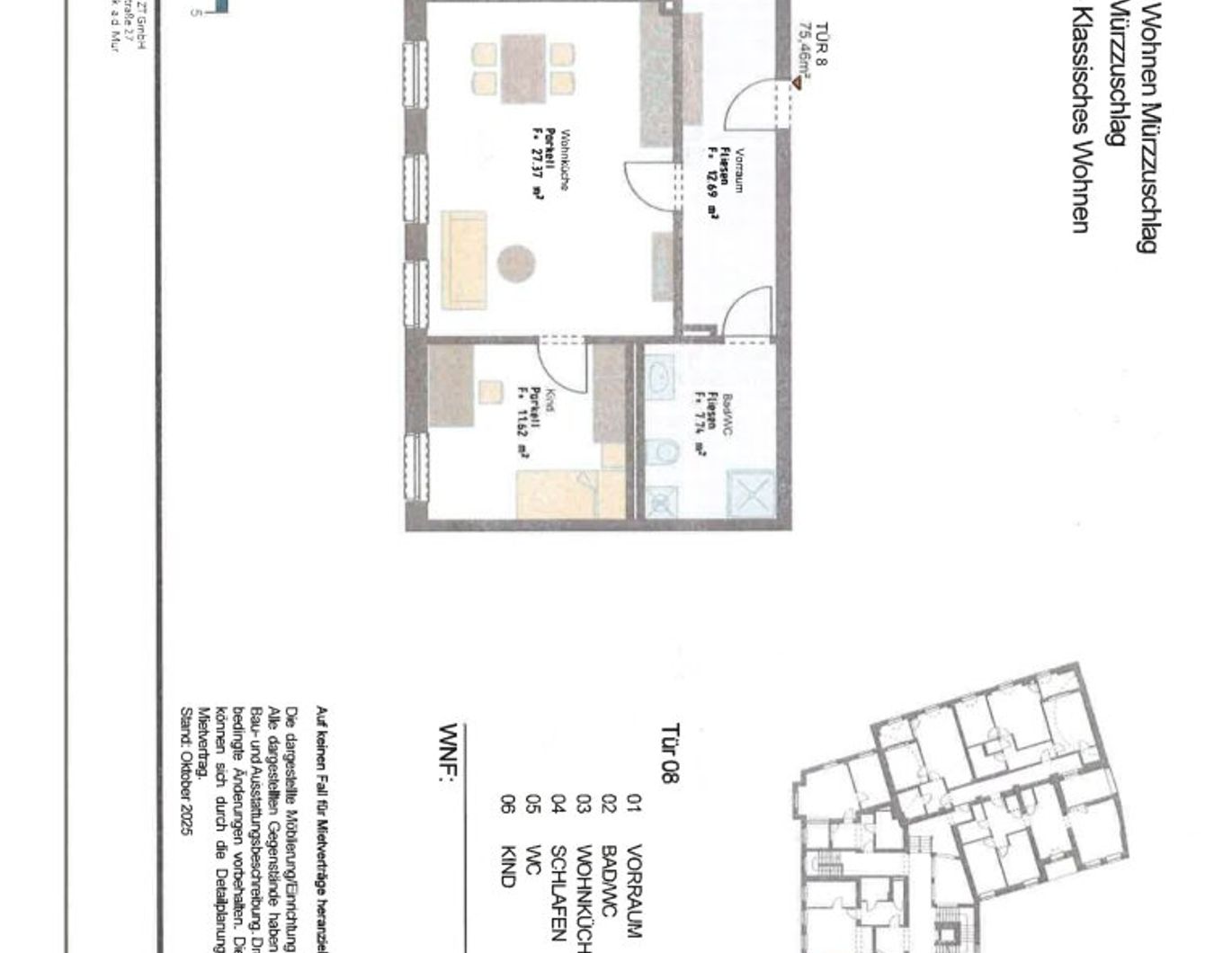 Erstbezug nach Sanierung! Modernisierte 3-Zimmer-Wohnung in Mürzzuschlag - Ihr neues Zuhause wartet!