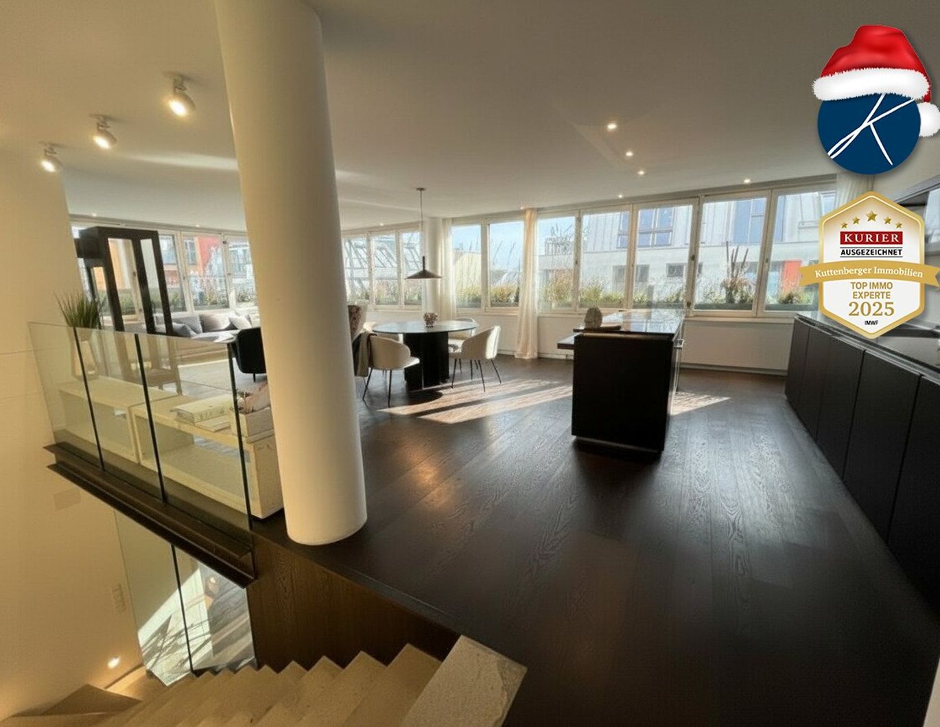 Exklusive Penthouse-Wohnung & New-York-Style im Untergeschoss