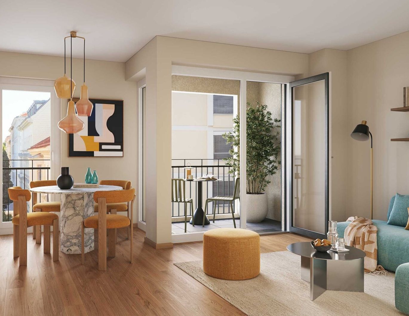 Modernes Wohnerlebnis: 2-Zimmer-DG mit Loggia im Erstbezug, 1180 Wien