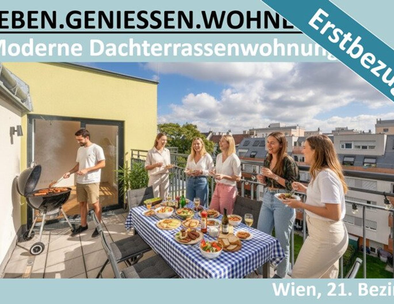 MODERNE DACHTERRASSENWOHNUNG. ERST. BEZUG