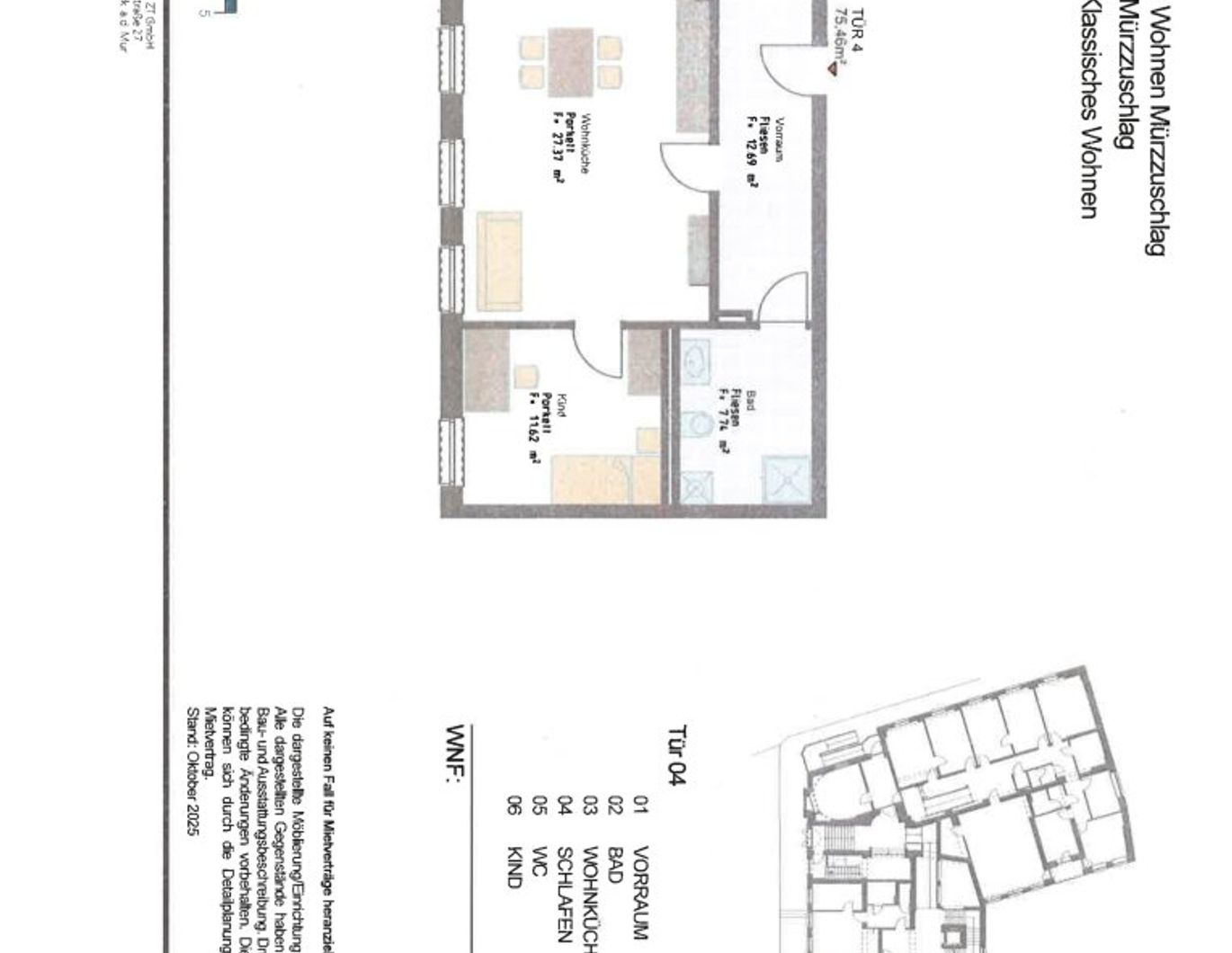Erstbezug nach Sanierung! Modernisierte 3-Zimmer-Wohnung in Mürzzuschlag - Ihr neues Zuhause wartet!