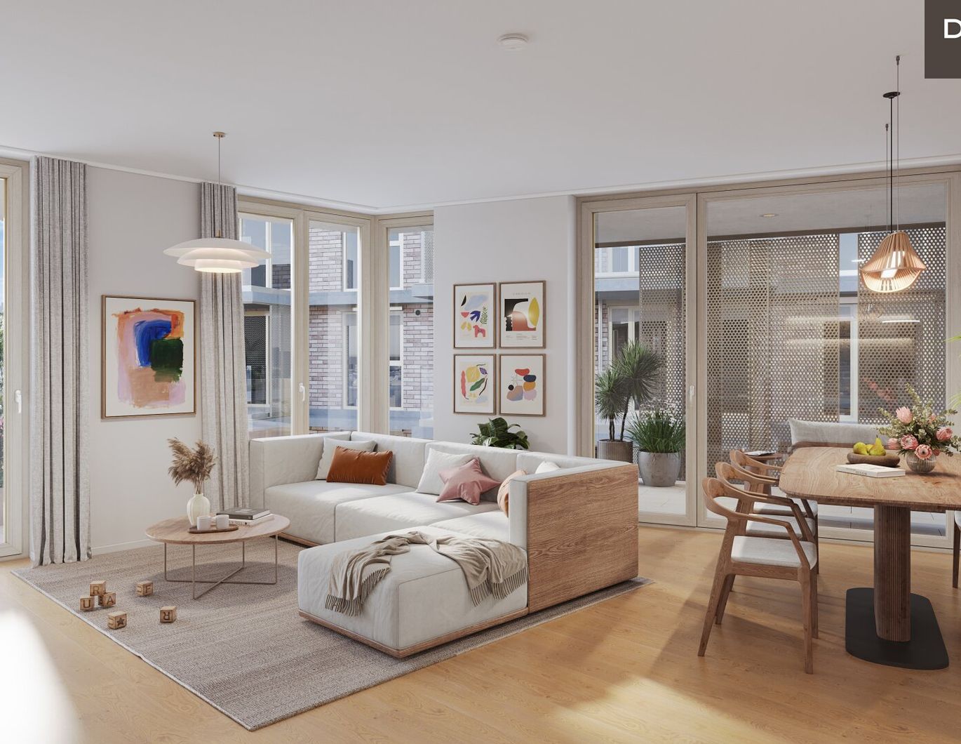 + BALKON + VILLAGE IM DRITTEN + BAUFELD 13 + ERSTBEZUG + EIGENTUMSWOHNUNGEN + STADTQUARTIER IM DRITTEN