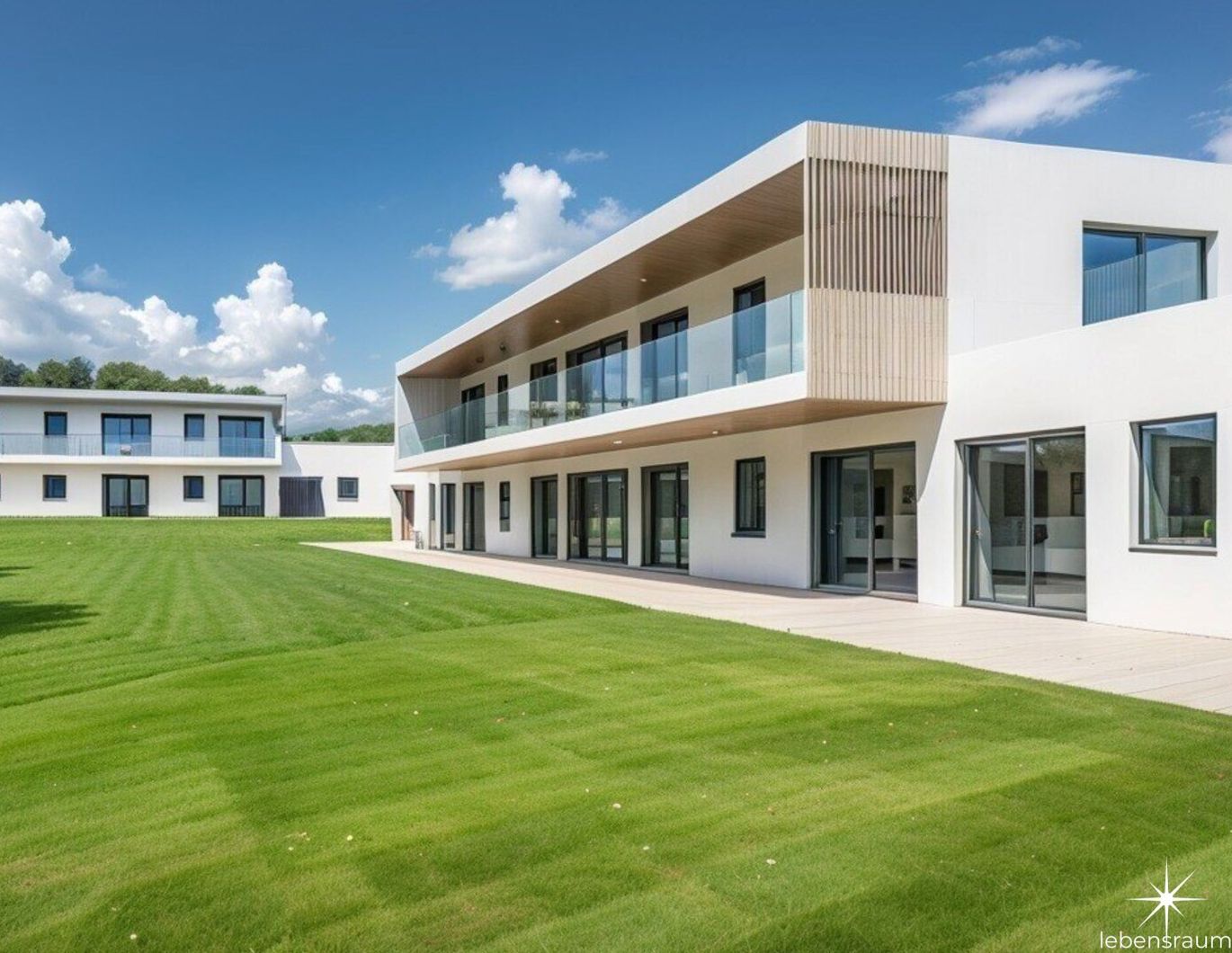 Modernes Wohnen in Pusarnitz. Wohnungen mit Grünfläche oder Panoramaterrasse. Neubau.