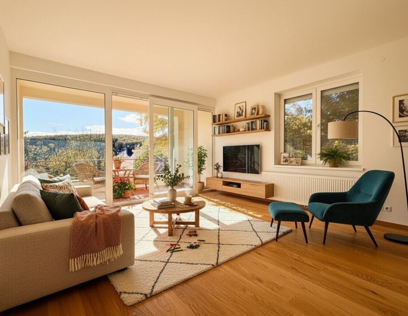 EINE DER SCHÖNSTEN LAGEN WIENS! SALMANNSDORFER ERSTBEZUG MIT 4 ZIMMERN UND GARAGE