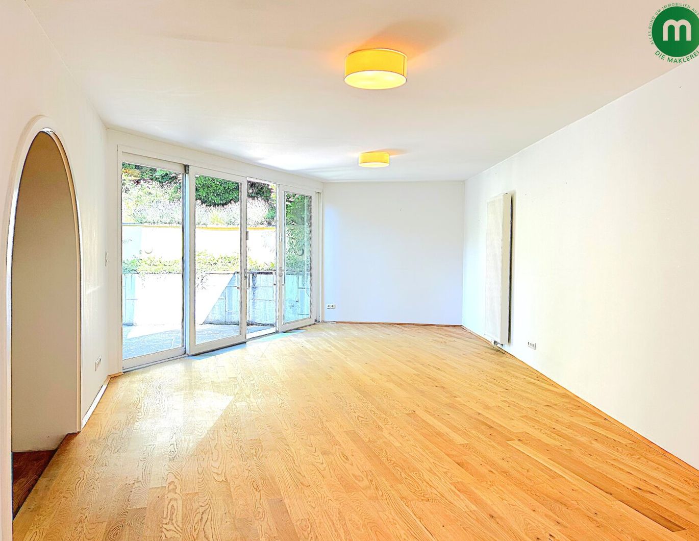Wohnen am grünen Stadtrand - 160 m² Gartenwohnung in absoluter Ruhelage