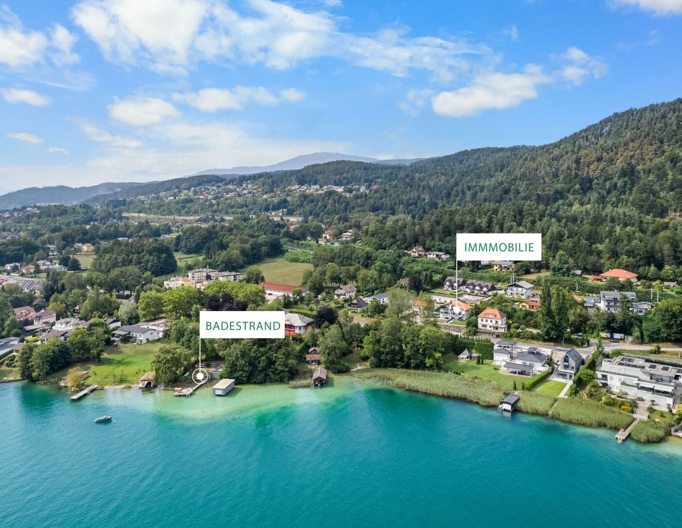 Luxus-Gartenwohnung mit Badeplatz am Wörthersee