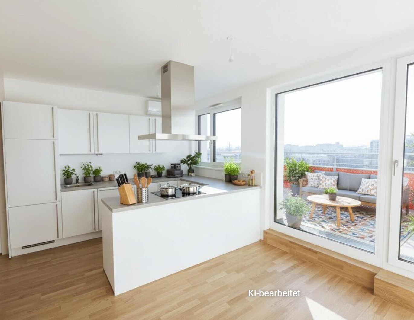 PROVISIONSFREI - ERSTBEZUG - Bezugsfertige, klimatisierte Dachmaisonette-Wohnung mit 3 Schlafzimmern, Wohnküche und 45 m² Terrassen