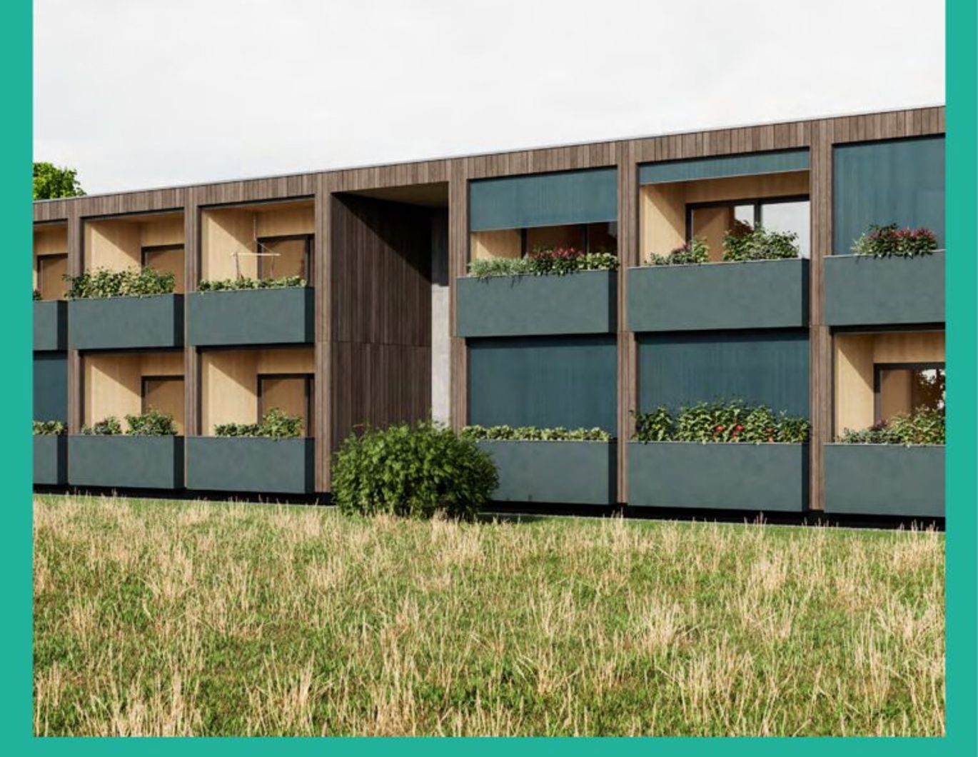 Leistbares Wohnen auf 64 m² mit Grünblick, Baubeginn 2025