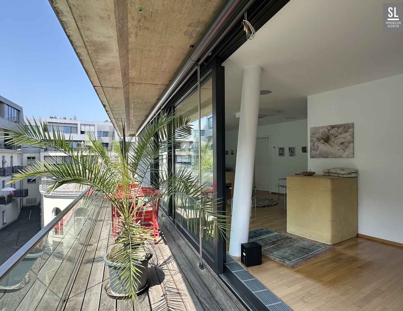 128m² ruhige - coole Stadtwohnung oder Praxis/Büro mit 33m² großem Süd-Westbalkon Nähe Kunsthaus, 2 TG Plätze optional