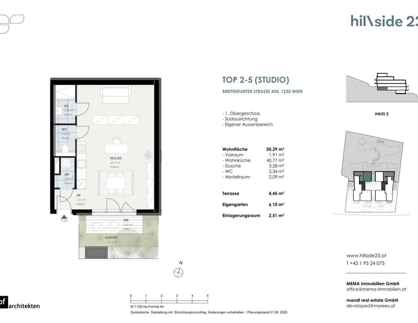 Singlehit! Moderne Garconniere mit kleinem Garten zu verkaufen!