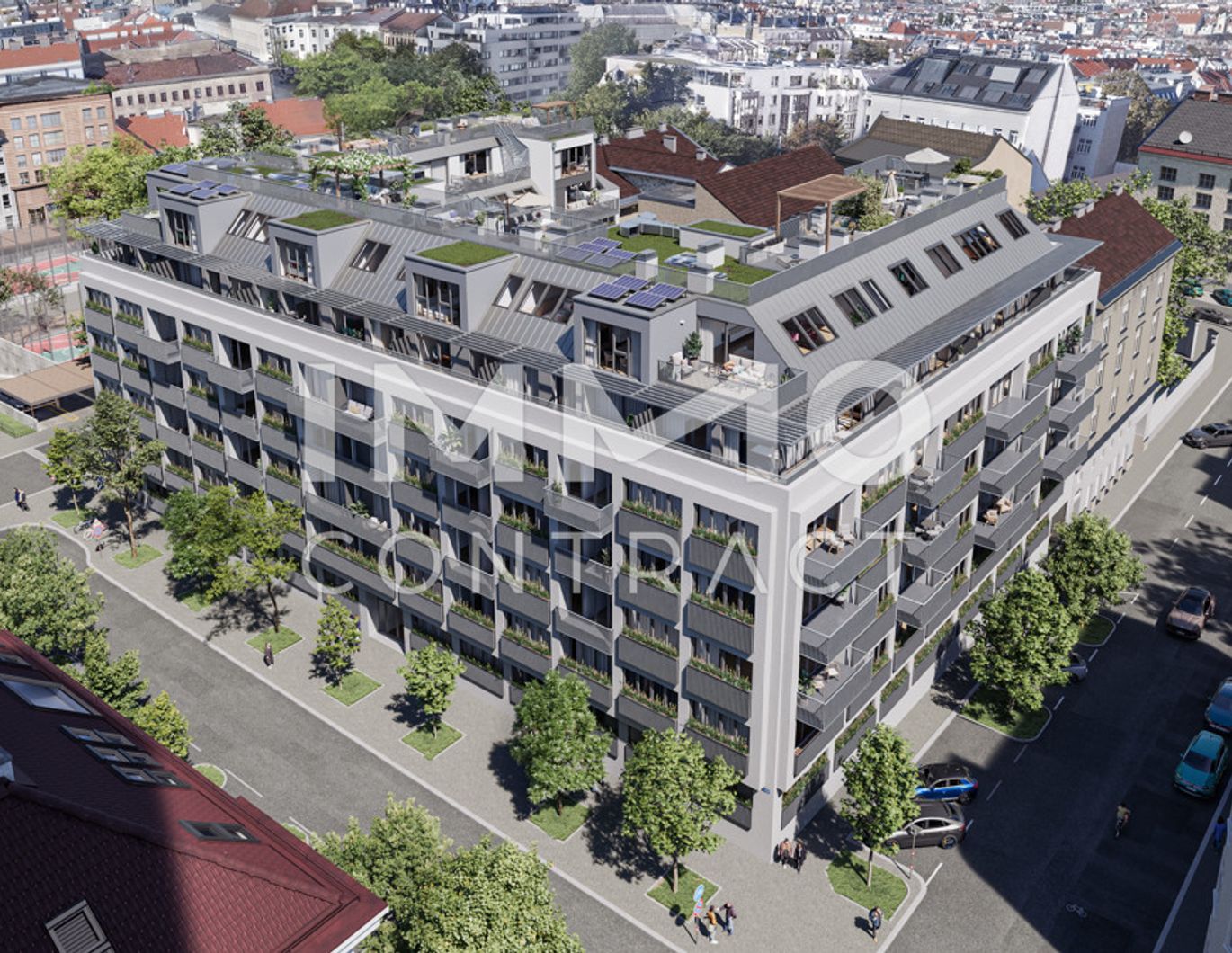 NEU! Parkseitige Zweizimmer-Wohnung mit Abendsonne & Freifläche