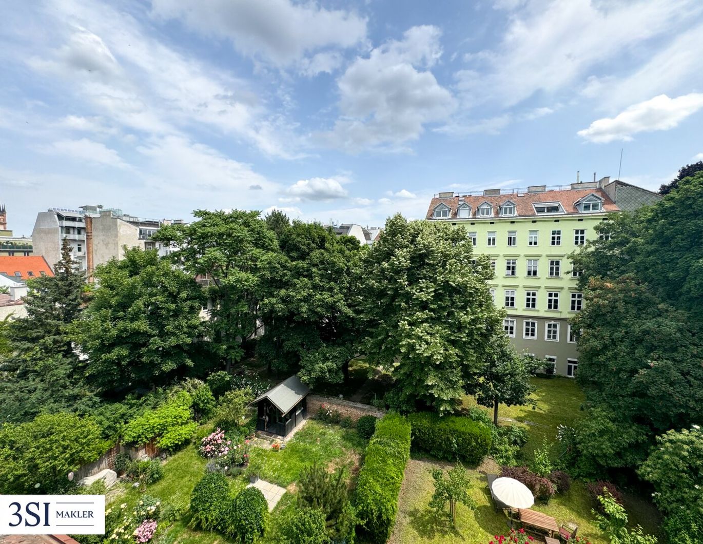 Idyllische Ruheoase mit einzigartigem Grünblick in zentraler Wiener Lage