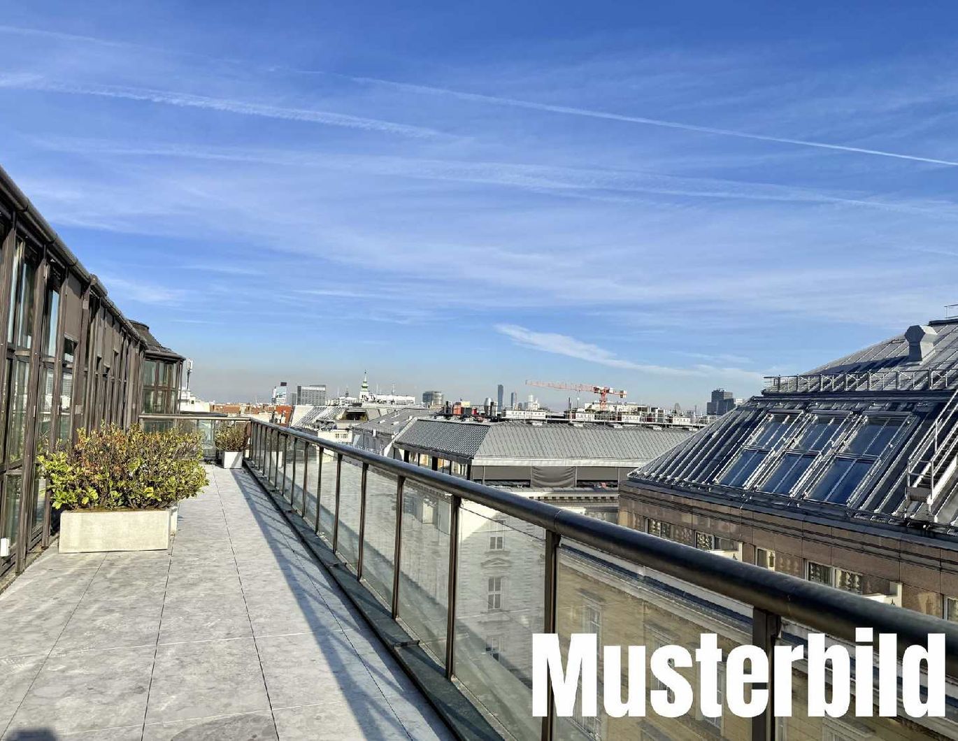 Luxuriöse Dachwohnung: 285m² Maisonette mit 3 Terrassen und Wienblick an der Ringstraße