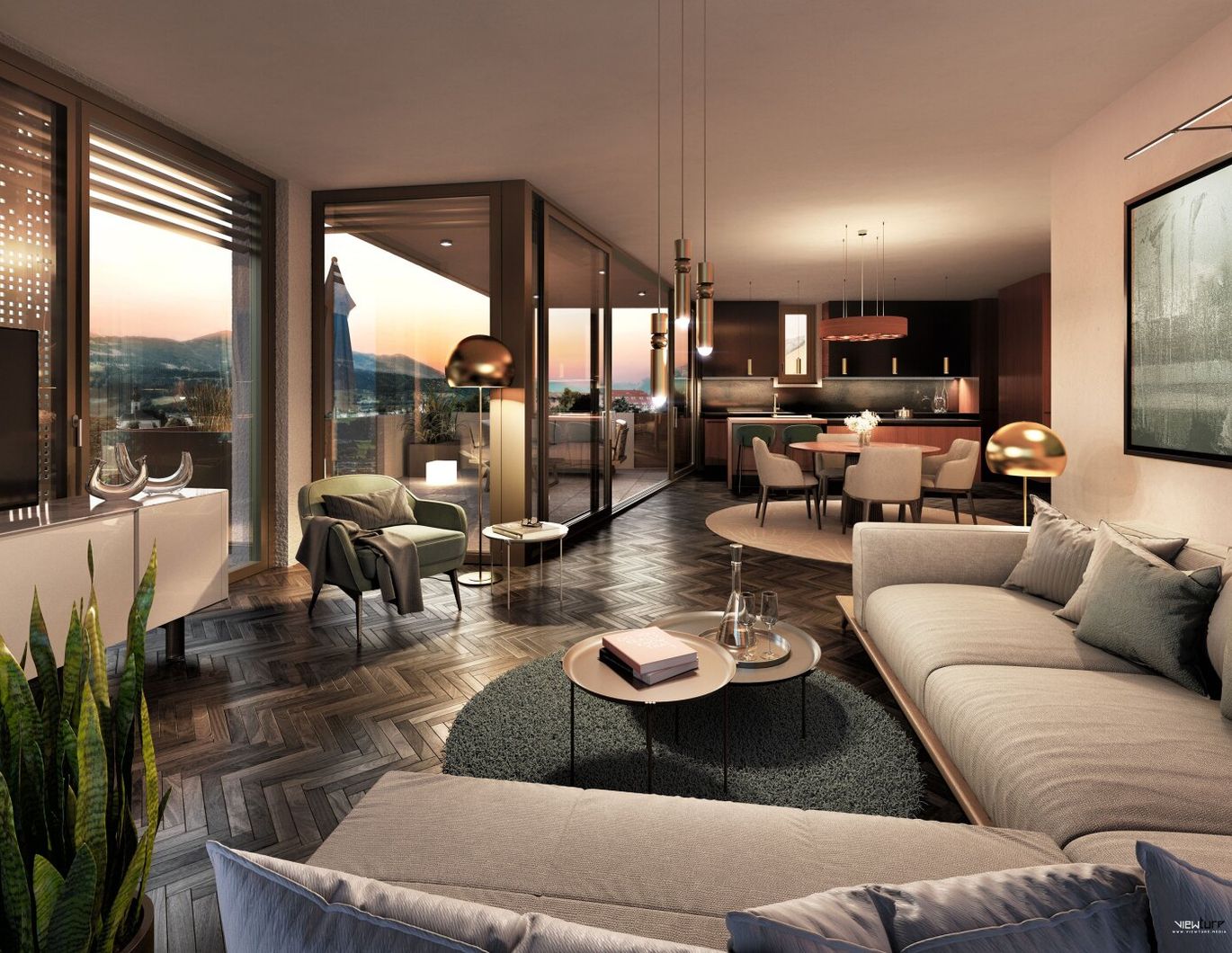 124 m² Dachgeschosswohnung, Mils bei Hall