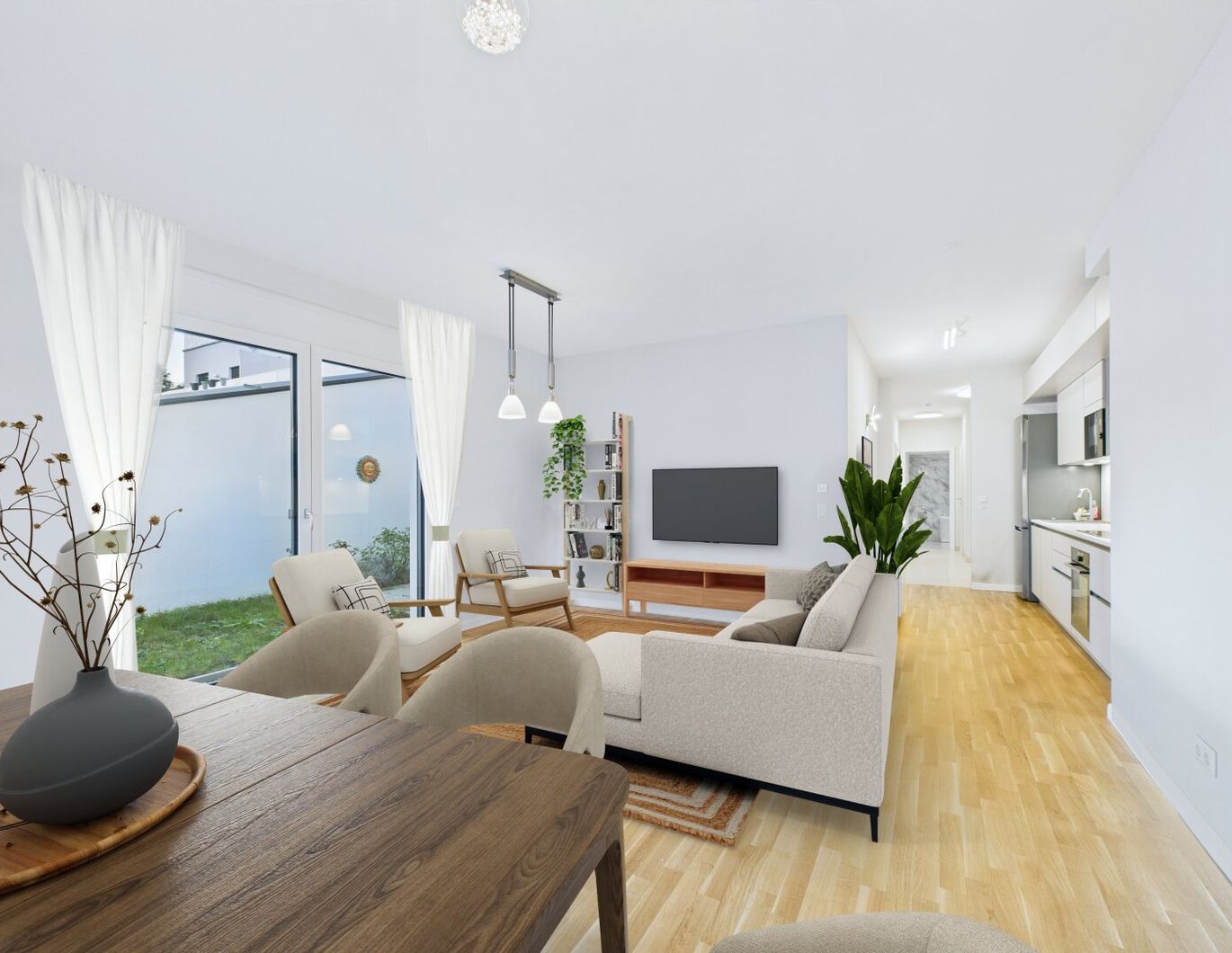 3-Zimmer Wohnung + extra Hobbyraum, Eigengarten und Terrasse | 3400 Klosterneuburg am Ölberg