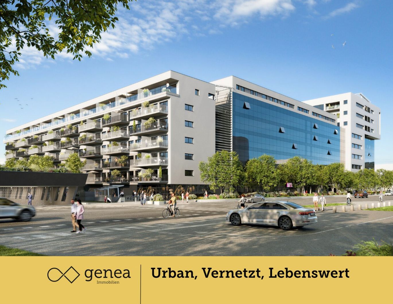 MQG | ERSTBEZUG | Großzügige Grünflächen | Stadtleben neu definiert