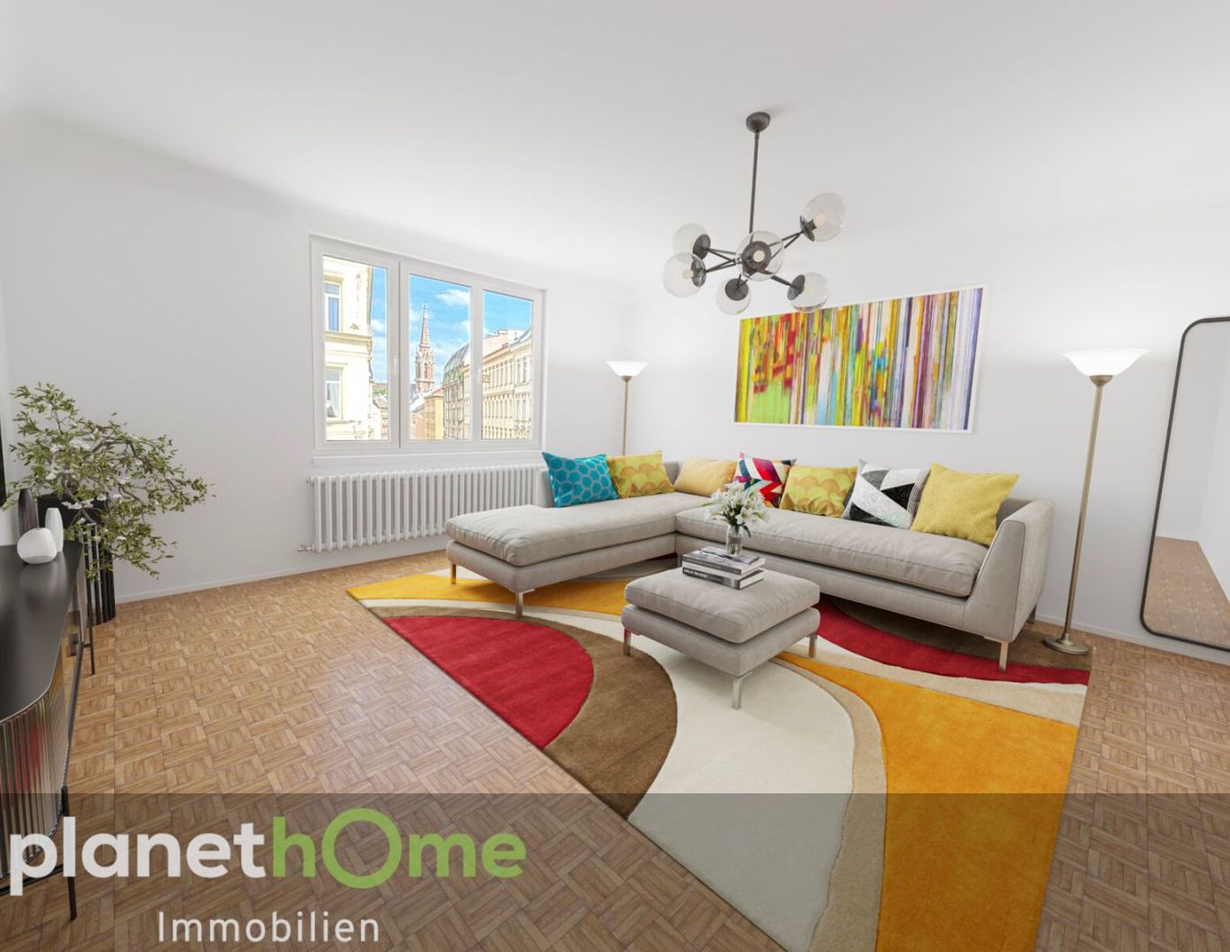 Sehr sympathische 2-Zimmer-Wohnung mit Weitblick in absoluter Bestlage!