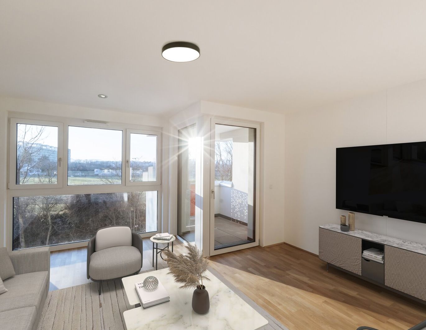 PROVISIONSFREI | ERSTBEZUG - Bezugsfertige 1-Zimmer-Eigentumswohnung mit Küche und Balkon
