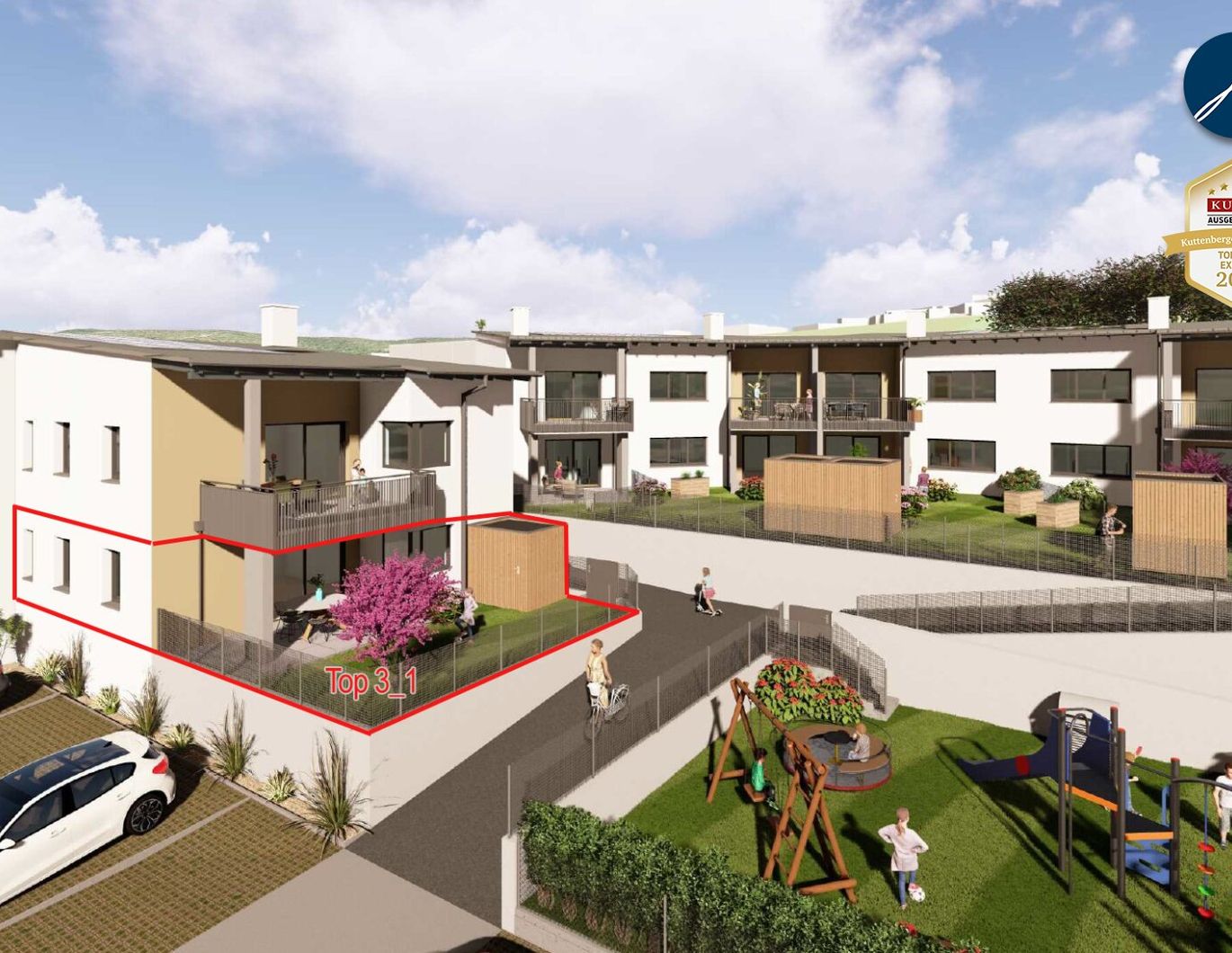 3-Zimmer Wohnung mit Garten & Terrasse