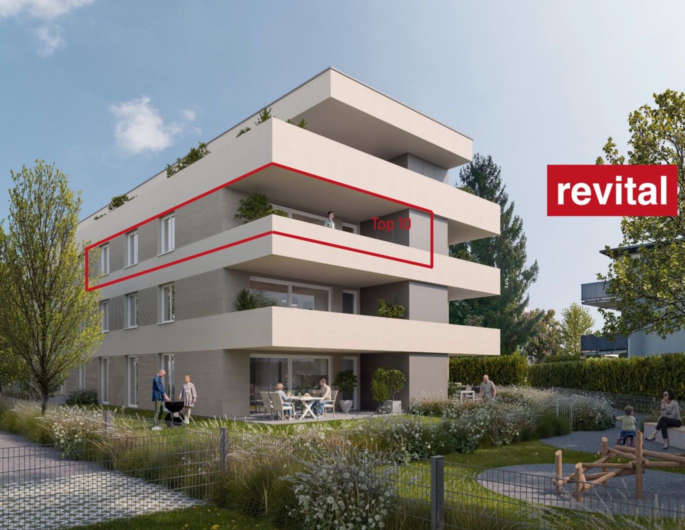 Widum 32 - Terrassenwohnung in ruhiger Zentrumslage von Lustenau - Top 10
