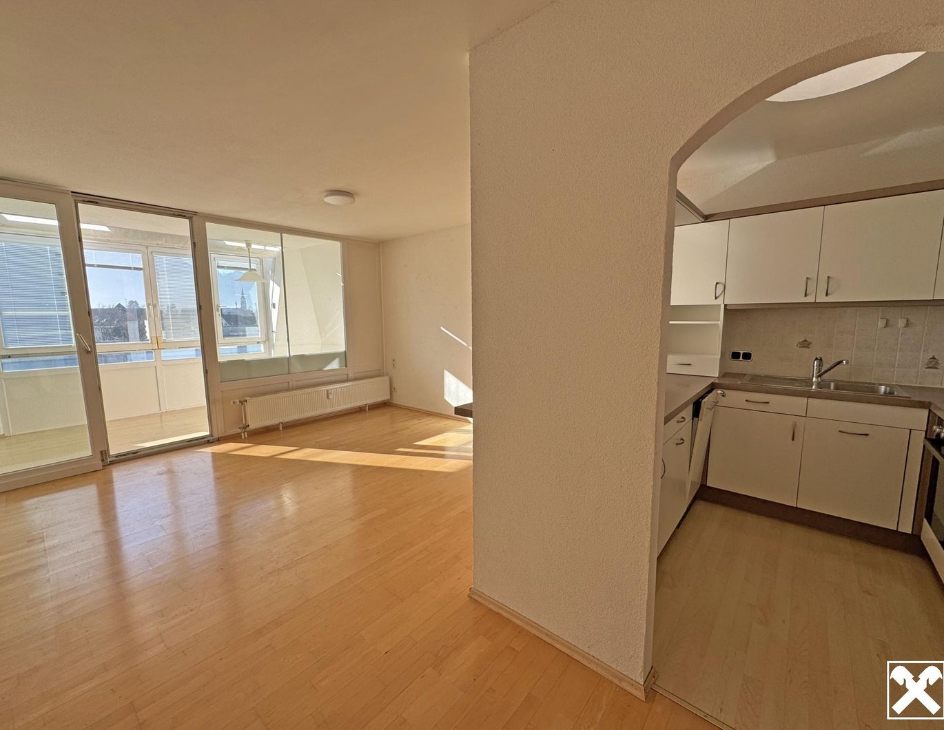 Zu Fuß in die Dornbirner Innenstadt - 2 Zimmerwohnung mit Wintergarten