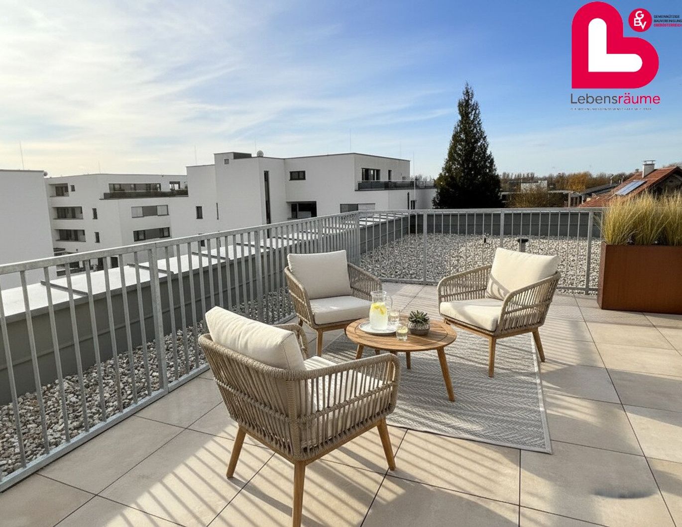 *MIETE* Stadtquartier Schärding - 2-Zimmer-Wohnung Dachterrasse+Loggia / Haus 30B / TOP 17