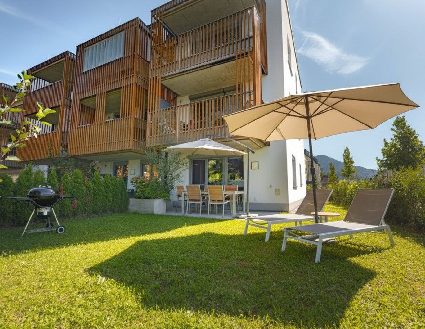 GARTEN-OASE: stylische 2-Zimmer-Wohnung mit Garten/ Terrasse, in Itzling