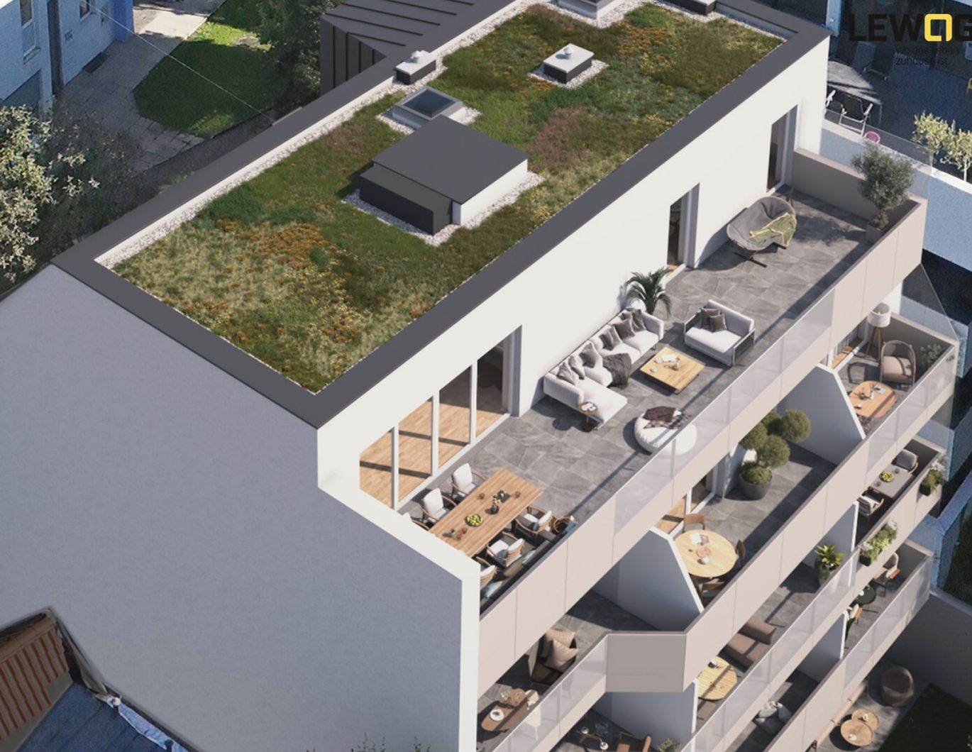 L30. DAS LEDERERHAUS Top 11 - Penthouse mit 2 Dachterrassen und individueller Raumgestaltungsmöglichkeit