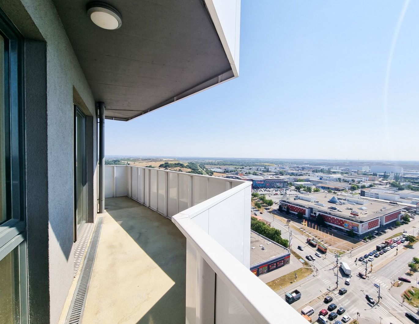 Wohnen im Leopoldtower / Citygate - Eckwohnung mit ca.18 m2 Balkonfläche!