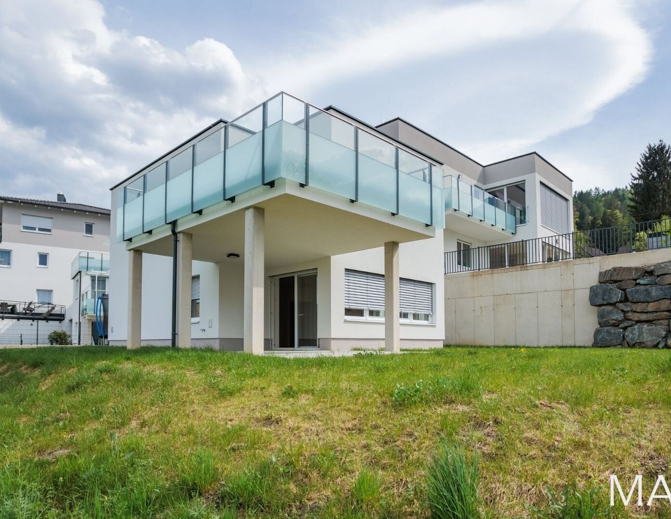 Finkenstein - Auenweg: Gartenwohnung Nähe Faaker See (Bezugsfertig, Neubau)