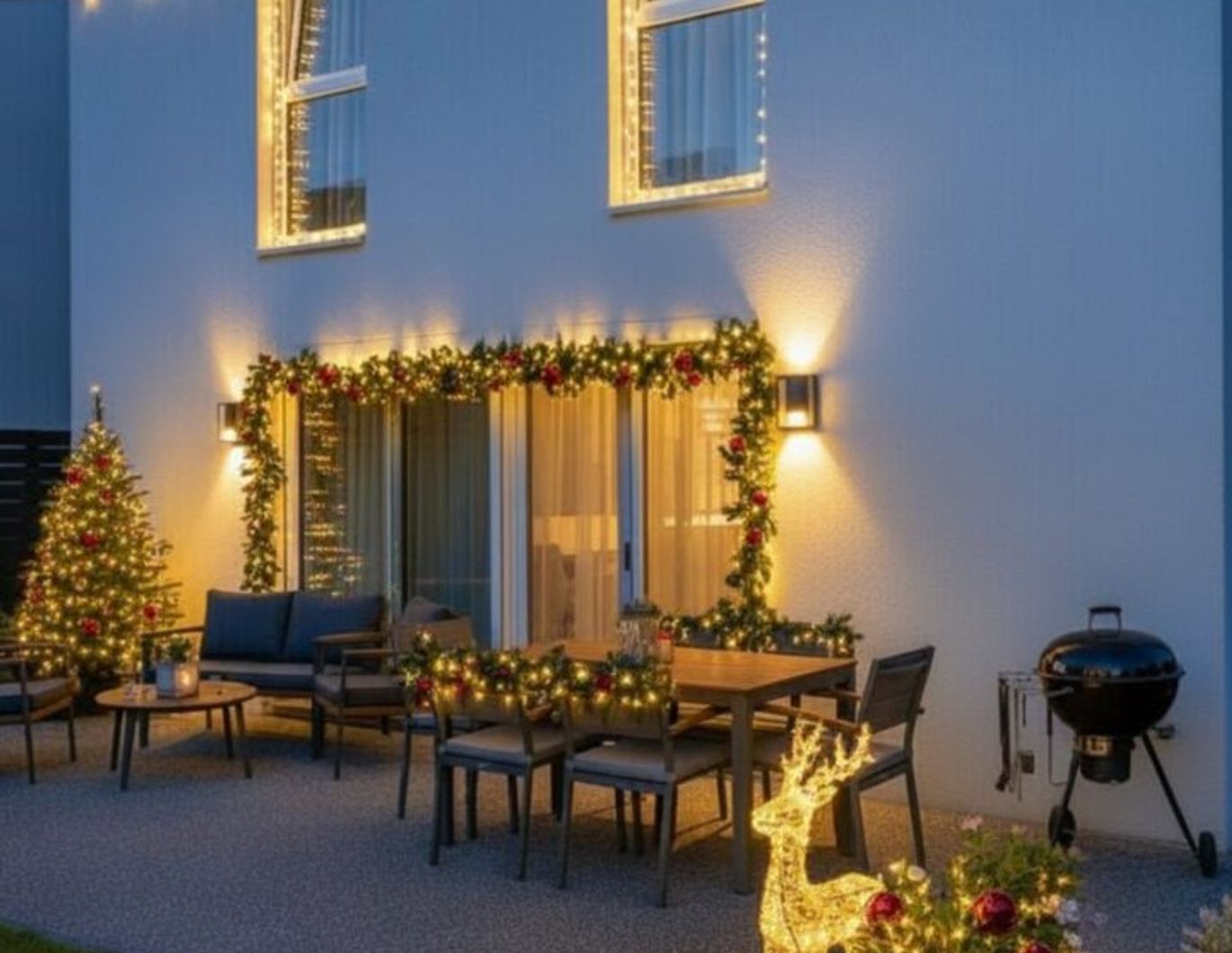 Modernes Massivhaus mit exklusiver Möblierung, Keller, Terrasse, Gartenhütte & Stellplätzen