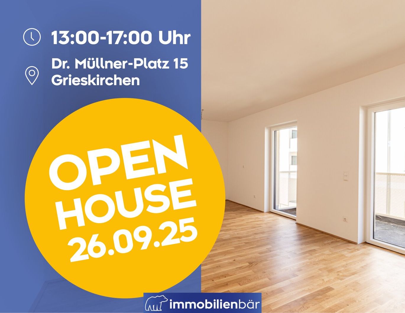 Wohnen im Zentrum von Grieskirchen - Top 6 Haus Zauneggerstraße / 3 Zimmerwohnung mit traumhafter Aussicht