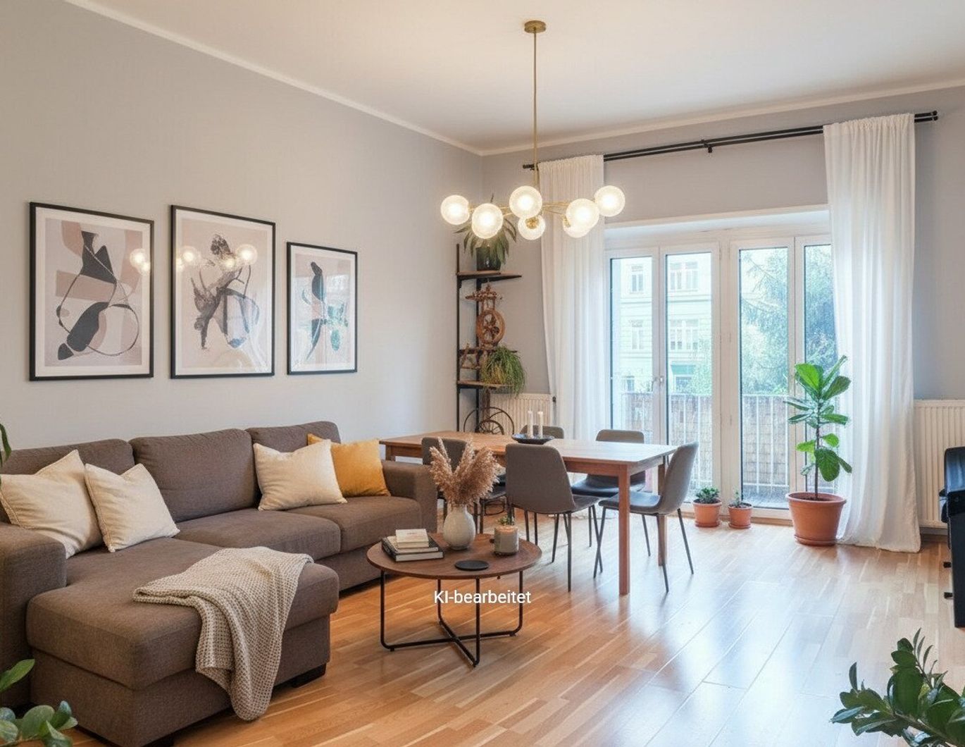 Vorgarten: Gemütliche Balkonwohnung + Idealer Grundriss + Sonniges Wohnzimmer + Teilbar auf 2-3 Zimmer