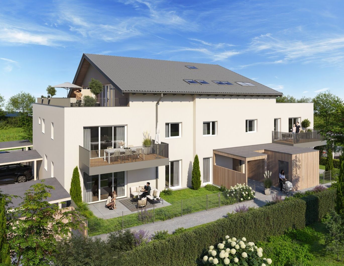 Erstbezug, 3 Zimmer, Balkon - Ried im Innkreis