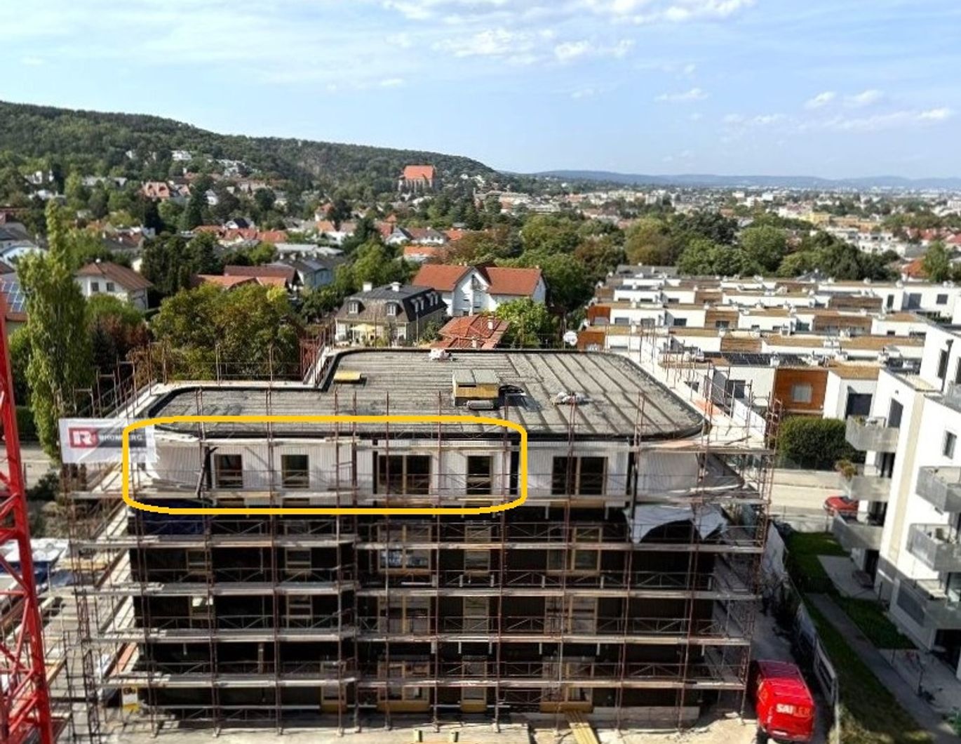 GRÜNE STADTVILLEN - GANZ OBEN! | 3 Zimmer DG | Holzbauweise - Modern - Nachhaltig | Provisionsfrei!