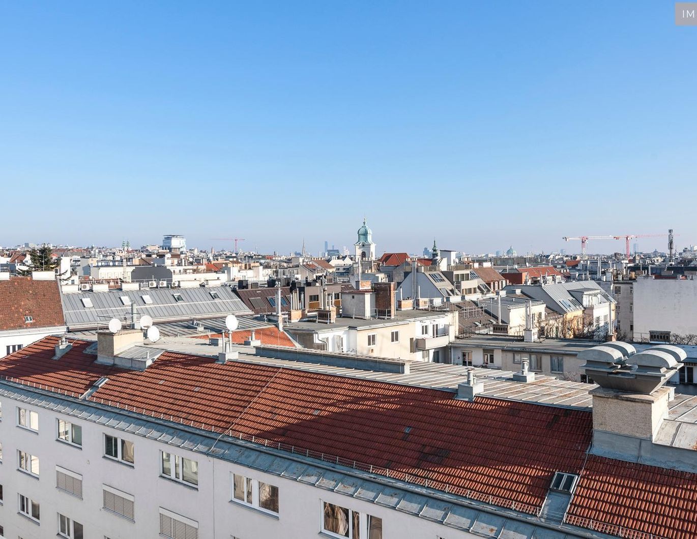 City Living Deluxe - Dachgeschoss-Maisonette mit Terrasse im 6. Bezirk! Nahe U4