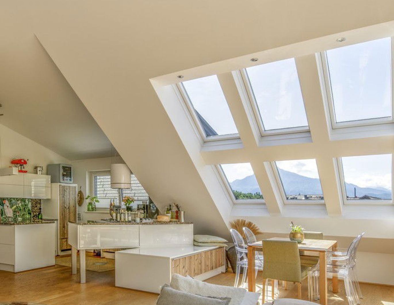 Wohnen über den Dächern von Mondsee-mit Blick zur Drachenwand