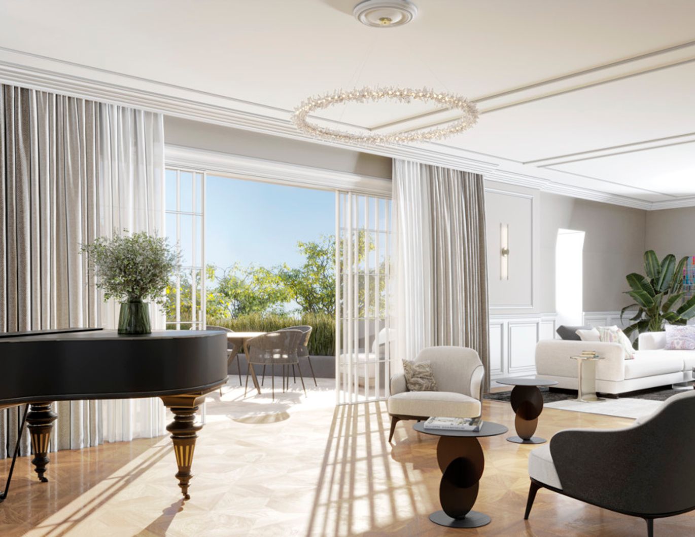 Palais & Villa - inkl. Pool: Gartenresidenz der Extraklasse - 500m2 private Grünfläche & Luxu pur