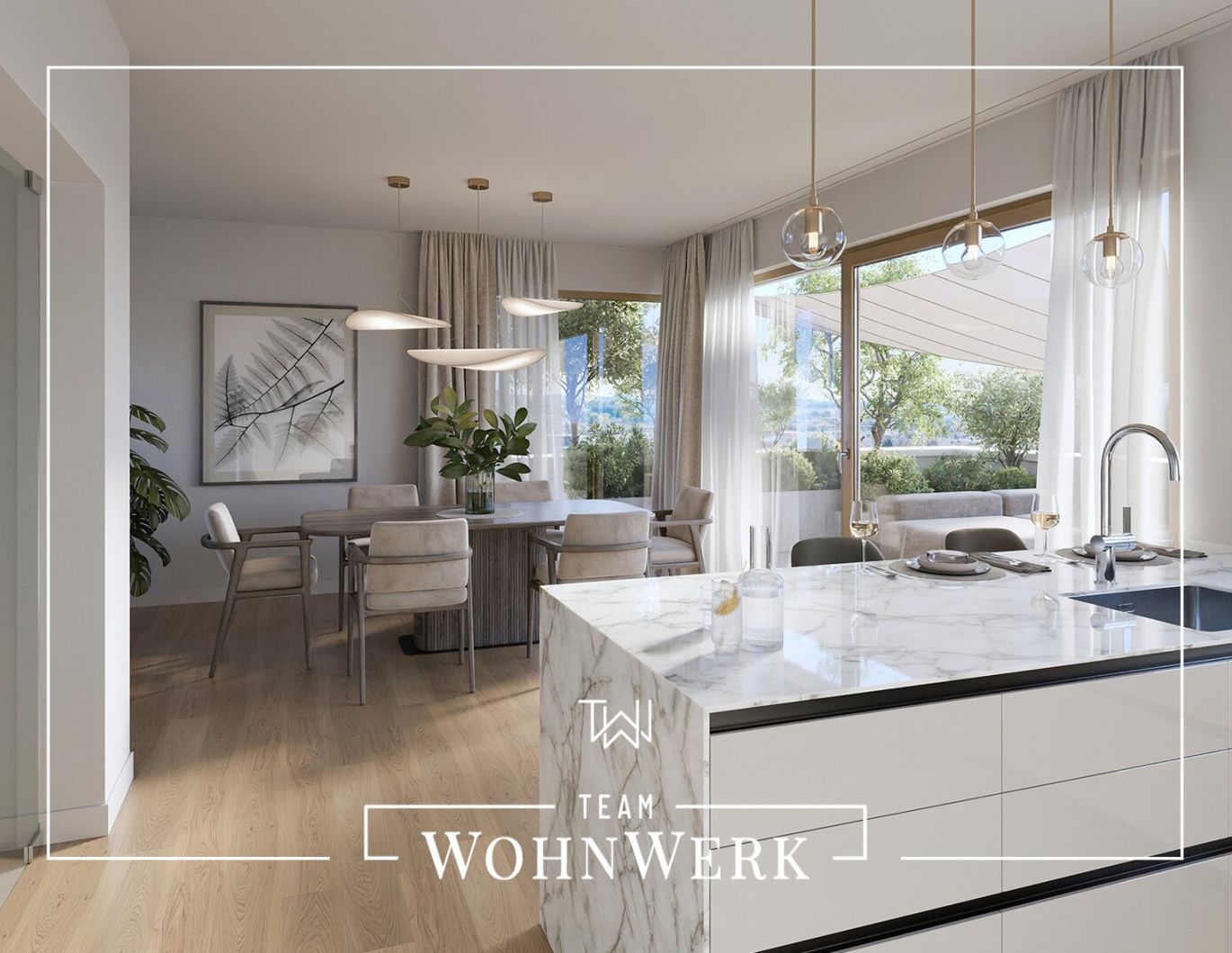 FREIRAUM³ - Penthouse: Exklusives Wohnerlebnis über den Dächern - 3 Schlafzimmer & 124 m² Panorama-Terrasse