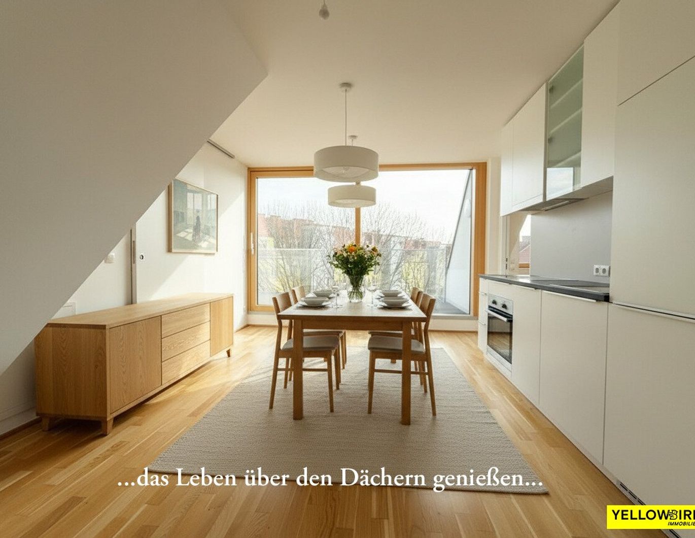 Erstbezug | Große Fenster | Fußbodenheizung | Tischler Möbel