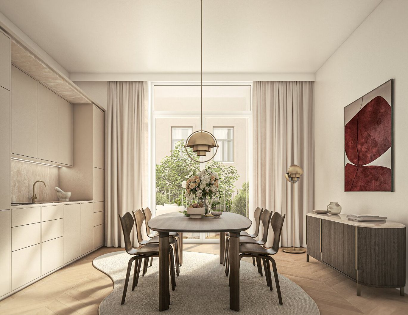 Traumhafte 3-Zimmer-Wohnung mit Loggia - ANDEA Parkside Residences