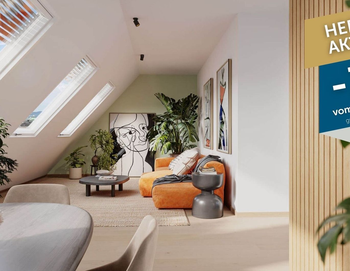 Exklusive 4-Zimmer-Dachgeschosswohnung mit Terrasse | Erstbezug in Wien 1030